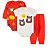 kit 3 pçs Roupa Bebê Body e Mijão menino menina 100% algodão RN ao GG - Imagem 20