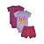 kit 3 pçs Roupa Bebê Body e Short menino menina algodão RN ao GG - Imagem 17