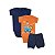 kit 3 pçs Roupa Bebê Body e Short menino menina algodão RN ao GG - Imagem 14