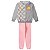 Kit 2 Conjuntos Moletom Juvenil Flanelado Menina Roupa Frio 10 ao 16 - Imagem 8