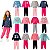 Kit 2 Conjuntos Moletom Juvenil Flanelado Menina Roupa Frio 10 ao 16 - Imagem 4