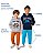 Kit 2 Conjuntos masculinos de Moletom Infantil Roupa Menino Flanelado tamanhos 4 ao 8 - Imagem 2