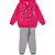 Kit 2 Conjuntos Moletom Flanelado infantil feminino - Roupa Menina tamanho 4 ao 8 - Imagem 9