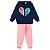 Kit 2 Conjuntos Moletom Flanelado infantil feminino - Roupa Menina tamanho 4 ao 8 - Imagem 7