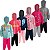 Kit 2 Conjuntos Moletom Flanelado infantil feminino - Roupa Menina tamanho 4 ao 8 - Imagem 4
