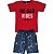 Kit 2 Conjuntos Verão Juvenil Masculino Menino Tam 04 Ao 08 - Imagem 4