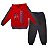 Kit2 Conjuntos Moletom Infantil Masculino - Blusa Calça Flanelado com Capuz Ziper Punhos - Imagem 5