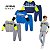 Kit 2 Conjuntos Moletom Juvenil Masculino Blusa e Calça Flanelado, com capuz e ziper Tamanho 10 ao 16 - Imagem 5