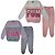 kit 2 Conjuntos Moletom Juvenil Feminino Blusa e Calça Flanelado, Tamanho 10 ao 16 - Imagem 2