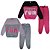 kit 2 Conjuntos Moletom Juvenil Feminino Blusa e Calça Flanelado, Tamanho 10 ao 16 - Imagem 1