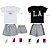 Kit 2 Conjuntos Verão Infantil Juvenil Feminino Tamanhos 10 ao 16 - Imagem 2