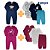 Kit 4 peças Roupa Bebê Body, Macacão, Mijão Menino e Menina Tamanhos P M G e GG - Imagem 1