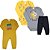 Kit 17 peças - Body Bebê com extensor, Macacão, Mijão, Menino e Menina Suedine algodão P ao GG - Imagem 10