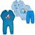 Kit 17 peças - Body Bebê com extensor, Macacão, Mijão, Menino e Menina Suedine algodão P ao GG - Imagem 6