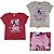 Kit 2 Blusinhas Feminina Básica Baby Look Cotton Verão Tam 4 ao 14 - Imagem 5