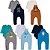 kit Roupa Bebê 4 peças Jardineira e Body Manga Longa Menino Menina - Imagem 15