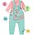 kit Roupa Bebê 4 peças Jardineira e Body Manga Longa Menino Menina - Imagem 2