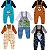 kit Roupa Bebê 4 peças Jardineira e Body Manga Longa Menino Menina - Imagem 4