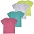 Kit 2 Blusinhas Babylook Básica Verão Menina Algodão + Cotton 4 ao 14 - Imagem 7