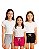 Kit 2 Shorts Infantil Juvenil Menina Algodão + Cotton Verão - Imagem 4
