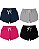 Kit 2 Shorts Infantil Juvenil Menina Algodão + Cotton Verão - Imagem 5