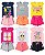Kit 2 Conjuntos Verão Blusa Shorts Saia Juvenil Menina Tamanho 04 ao 16 - Imagem 4