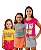 Kit 2 Conjuntos Verão Blusa Shorts Saia Juvenil Menina Tamanho 04 ao 16 - Imagem 3