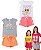 Kit 2 Conjuntos Verão Blusa Shorts Saia Juvenil Menina Tamanho 04 ao 16 - Imagem 1