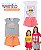 Kit 2 Conjuntos Verão Blusa Shorts Saia Juvenil Menina Tamanho 04 ao 16 - Imagem 1