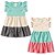 Kit 2 Vestido Infantil Verão Menina Modelo 3 Marias Rodado Babado Colorido Algodão + Cotton - Imagem 2