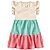 Kit 2 Vestido Infantil Verão Menina Modelo 3 Marias Rodado Babado Colorido Algodão + Cotton - Imagem 9