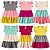 Kit 2 Vestido Infantil Verão Menina Modelo 3 Marias Rodado Babado Colorido Algodão + Cotton - Imagem 6
