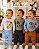 kit 6 peças Roupa Bebê Body e Mijão com Punhos, Menino e Menina em Suedine 100% Algodão - Imagem 2