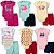 kit 6 peças Roupa Bebê Body e Shorts com Punhos, Menino e Menina em Algodão com Elstano - Imagem 9