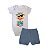 kit 6 peças Roupa Bebê Body e Shorts com Punhos, Menino e Menina em Algodão com Elstano - Imagem 13