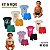 kit 6 peças Roupa Bebê Body e Shorts com Punhos, Menino e Menina em Algodão com Elstano - Imagem 2