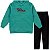Kit 2 Conjuntos Moletom Infantil Feminino Blusa Calça Flanelado c/ capuz Bolso Canguru Punhos Roupa menina inverno 04-08 - Imagem 6