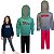 Kit 2 Conjuntos Moletom Infantil Feminino Blusa Calça Flanelado c/ capuz Bolso Canguru Punhos Roupa menina inverno 04-08 - Imagem 1