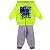 Kit 2 Conjunto Moletom Infantil Masculino Blusa Calça Flanelado Capuz Ziper Punhos Roupa Menino 1-3 - Imagem 5