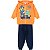 Kit 2 Conjunto Moletom Infantil Masculino Blusa Calça Flanelado Capuz Ziper Punhos Roupa Menino 1-3 - Imagem 10