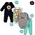 Kit 4 peças, Body  bebê Longo e Curto Macacão , Menino e Menina, Suedine algodão P-GG - Imagem 3