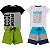 Kit 2 Conjuntos Verão Infantil Juvenil Masculino Camiseta reforço na gola Bermuda Moletinho cadarço Roupa Menino 04 - 16 - Imagem 1