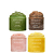 Kit 04 Esfoliantes Orgânicos Veganos / Morango 🍓 Maracujá 🍊 Limão 🍋  Chocolate - Imagem 1