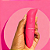 Vibrador Golfinho Aveludado + 1 Pilha AA - Imagem 2
