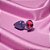 Plug Anal P ABS Roxo com Joia Rosa - Imagem 1