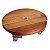 Kit 3 unidades Suporte Vaso Plantas 30cm Roda Rodizio Giratorio Cristal Redondo - Imagem 2