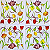 Guardanapo para Decoupage Vintage 33x33 Tulipas Holandesas - Imagem 1