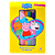 Peppa Pig Brincando com os Amigos Desenhos para Colorir 12 Lápis de Cor - Imagem 1