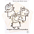 Peppa Pig Brincando com os Amigos Desenhos para Colorir 12 Lápis de Cor - Imagem 4