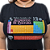 Camiseta Feminina Estampa Tabela Periódica dos Elementos de Costura - Imagem 2